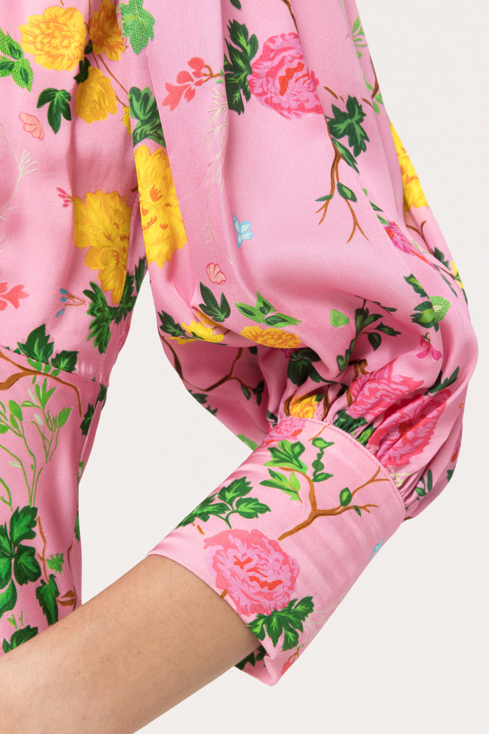 Printed Viscose Midi Dress