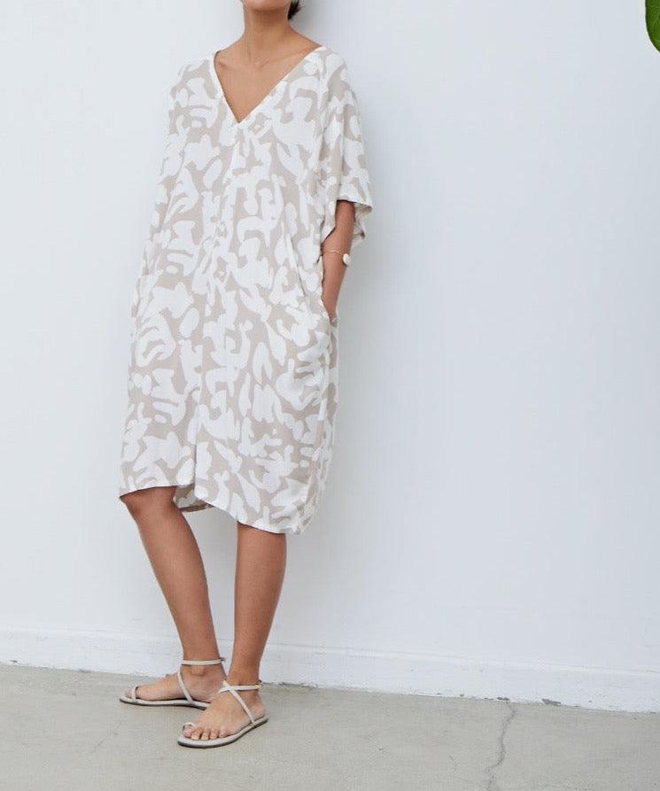 Print Tent Dress - BTK COLLECTIONS