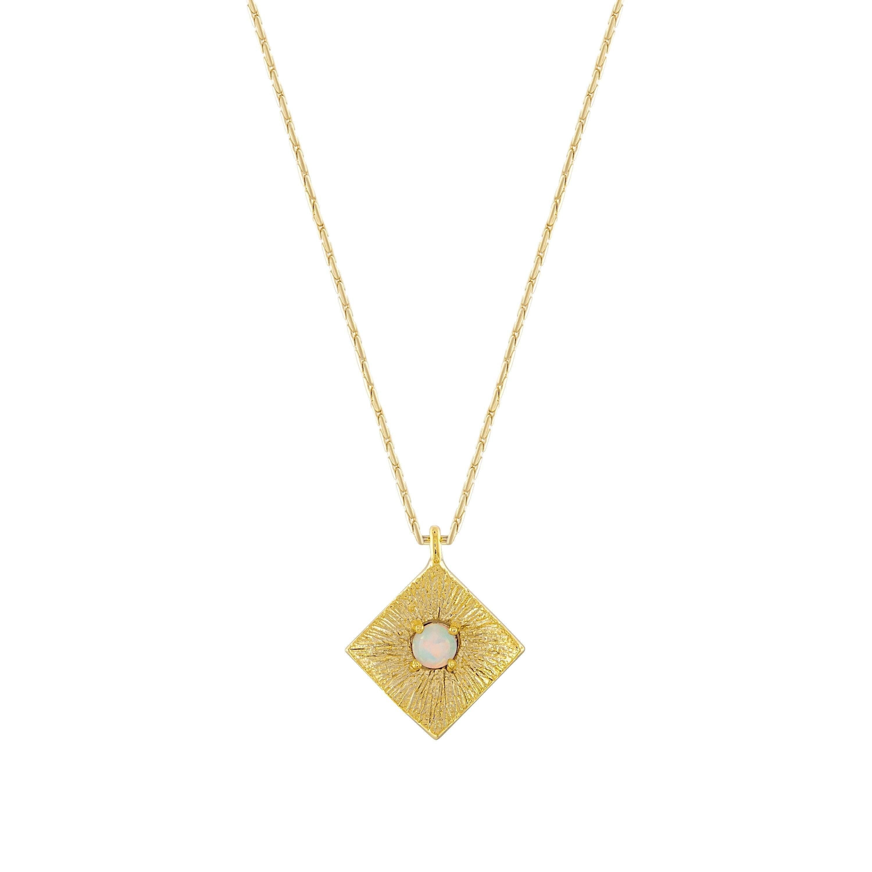 Alaia Opal Necklace - BTK COLLECTION