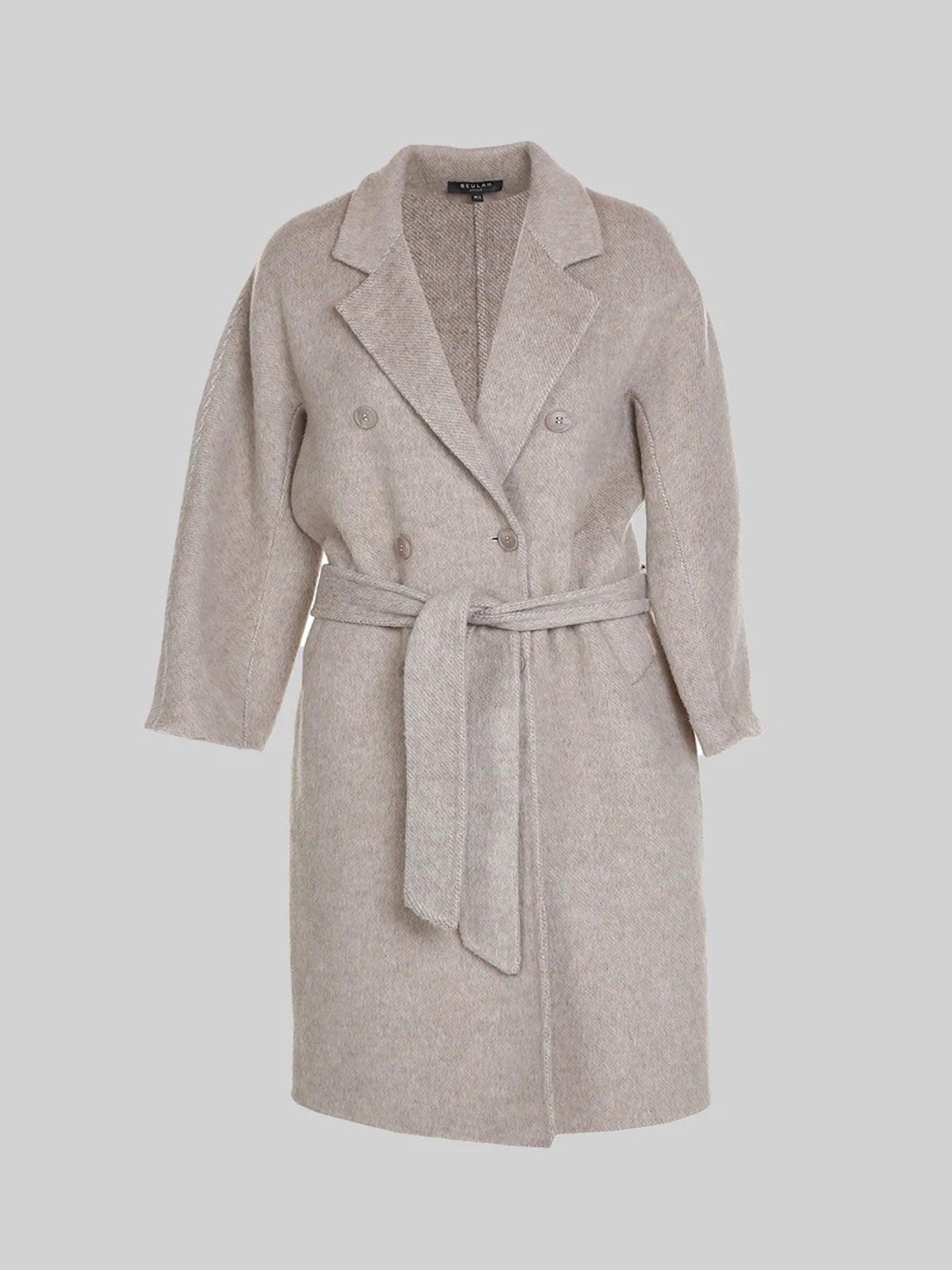 Classic Double Breasted Wool Coat - BTK COLLECTION