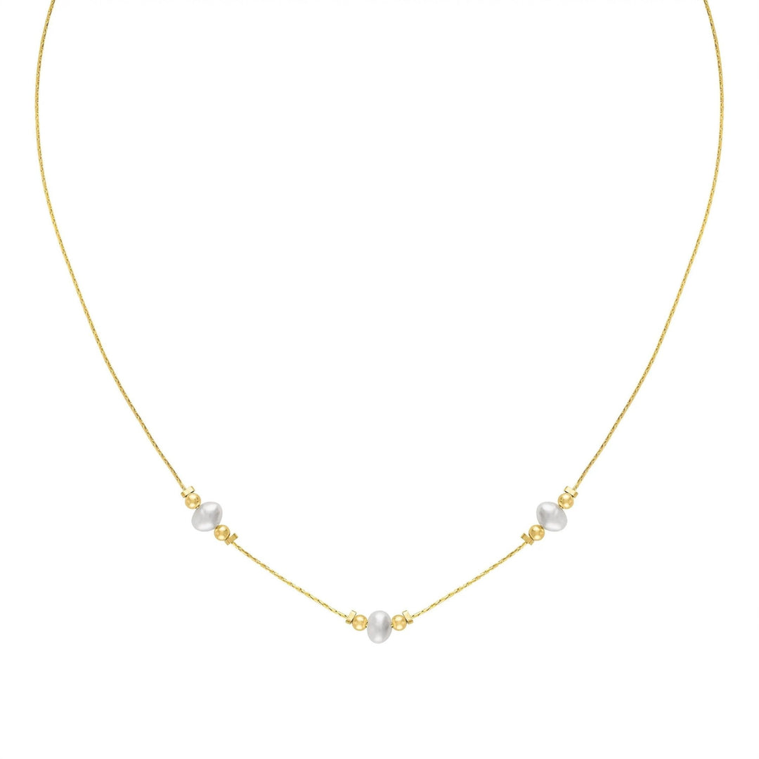 Journey Pearl Trinity Necklace - BTK COLLECTIONS