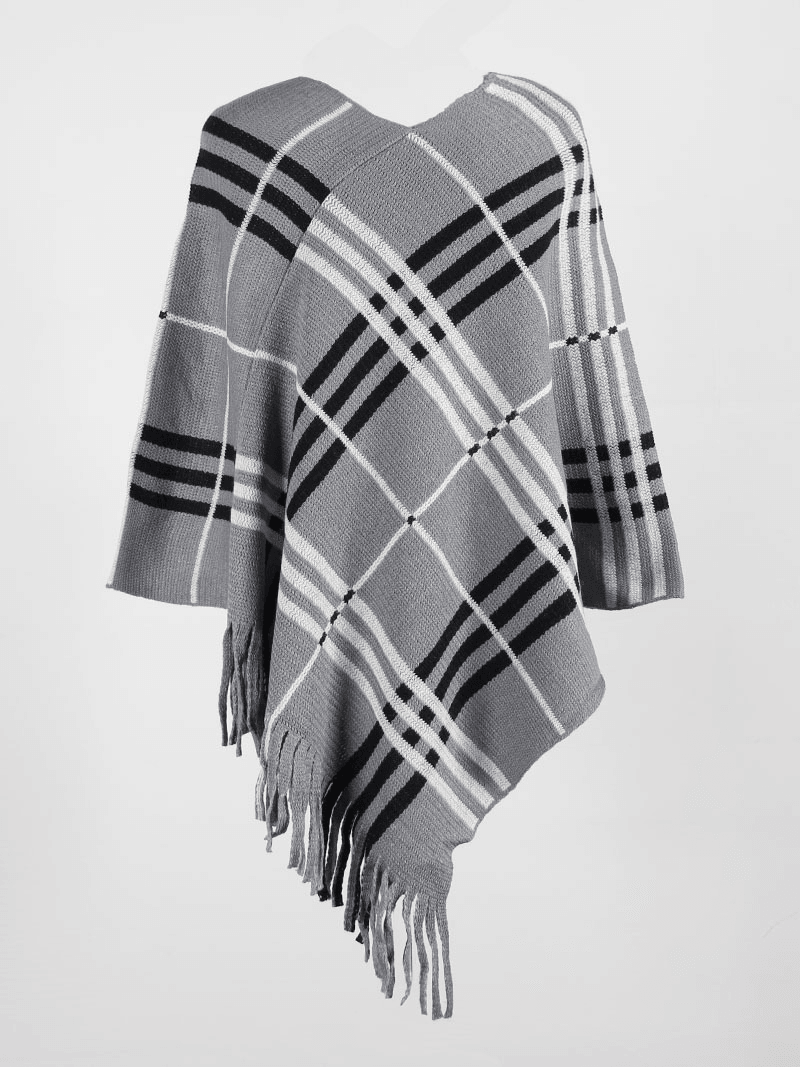 Multi - Colors Poncho - BTK COLLECTIONS