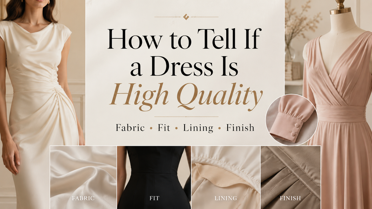 luxury dress quality assessment criteria How to Tell If a Dress Is High Quality