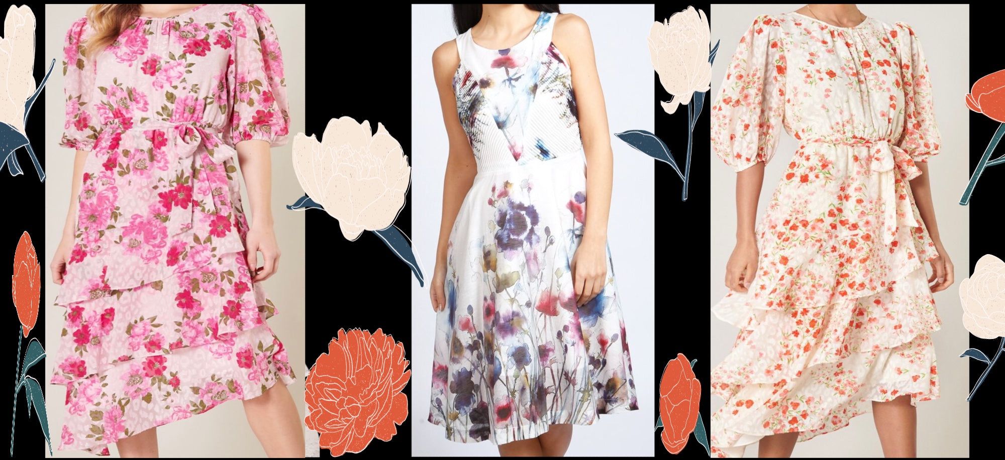 Delight in the Warmth of Spring and Summer with Alluring Floral Dresses - BTK COLLECTION