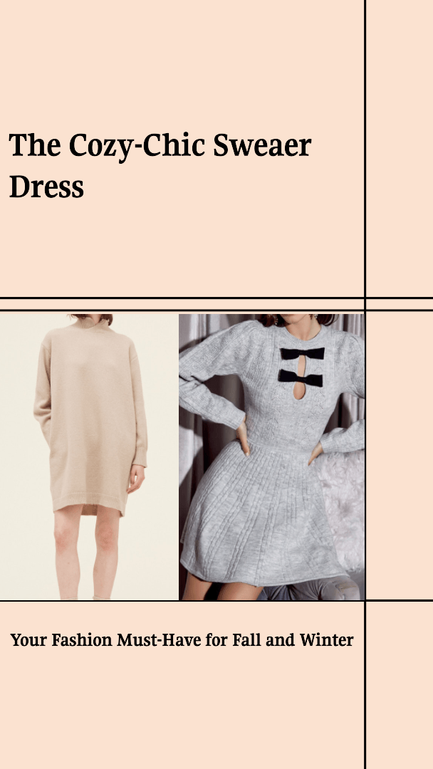 The Cozy-Chic Sweater Dress: Your Fashion Must-Have for Fall and Winter - BTK COLLECTION