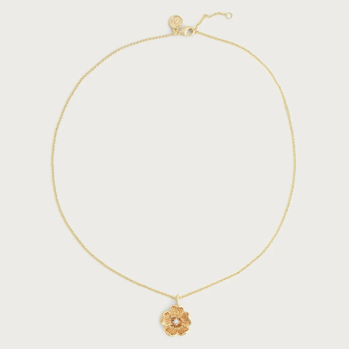 Wildflowers Gold Pendant Necklace