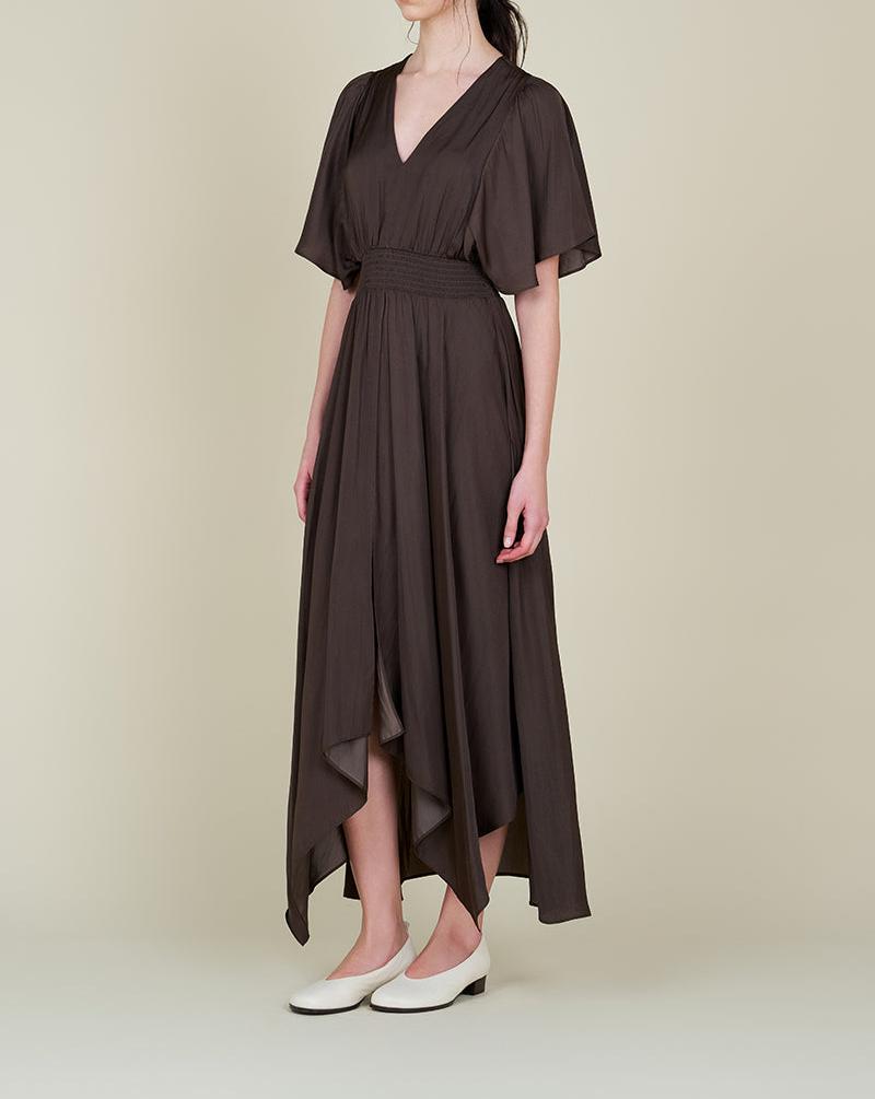 Unbalanced Skirt Maxi Dress