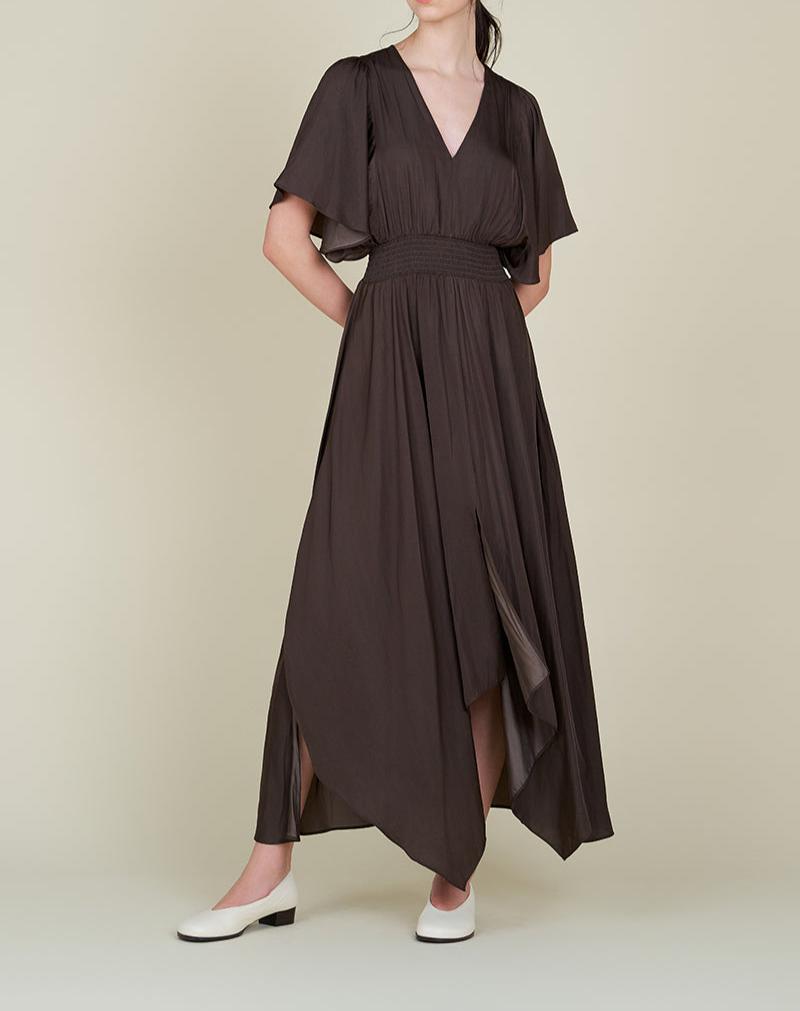 Unbalanced Skirt Maxi Dress