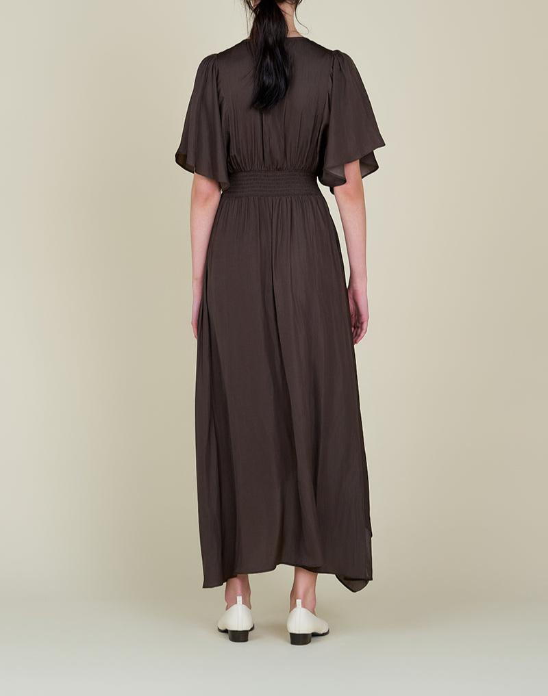 Unbalanced Skirt Maxi Dress