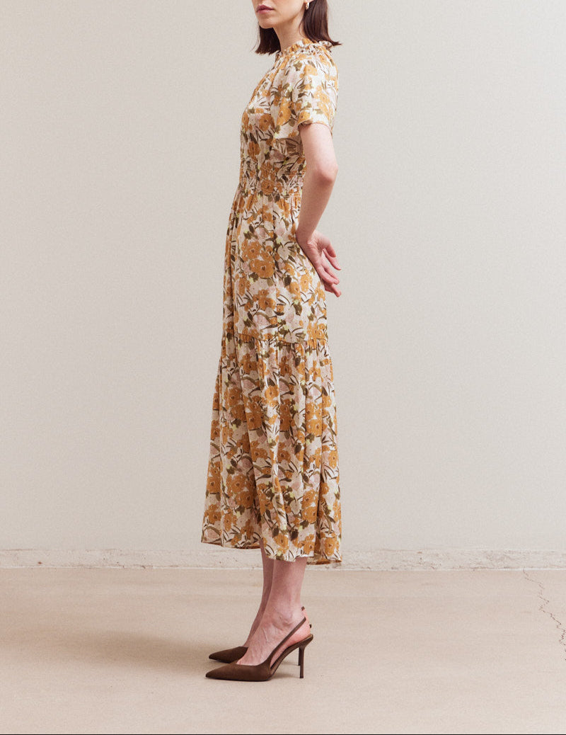 RAGLAN SLEEVE TIER MAX DRESS