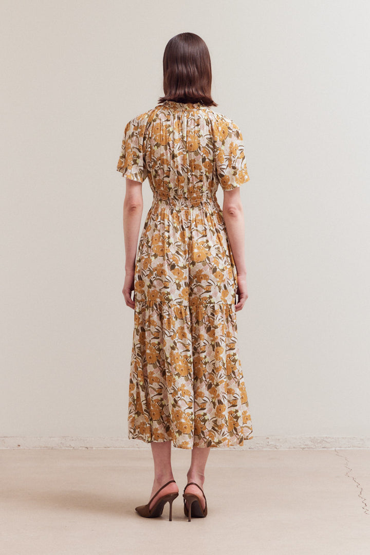 RAGLAN SLEEVE TIER MAX DRESS