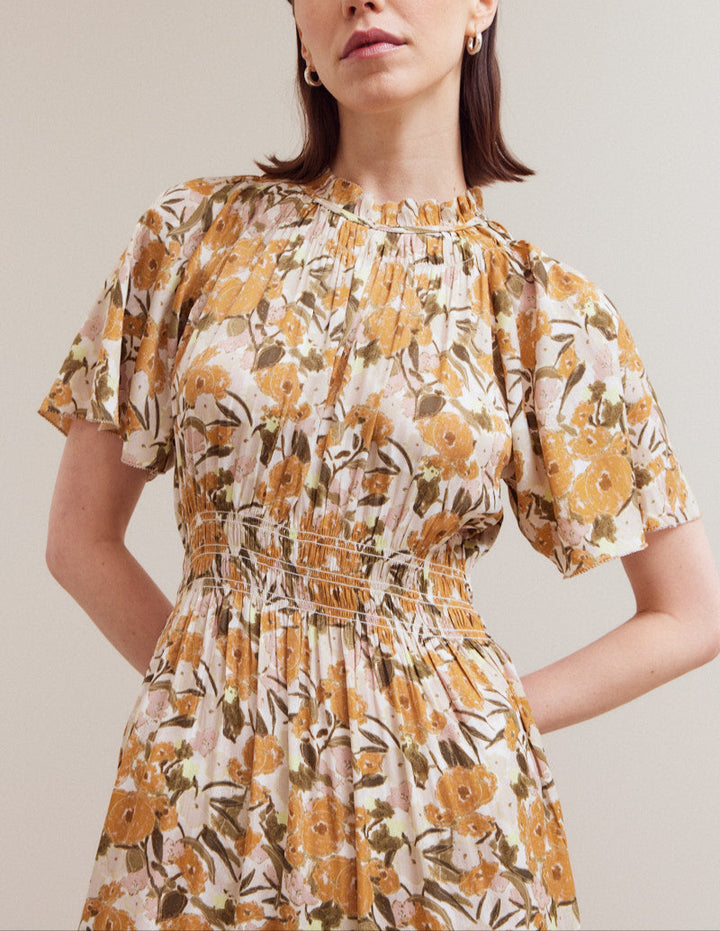 RAGLAN SLEEVE TIER MAX DRESS
