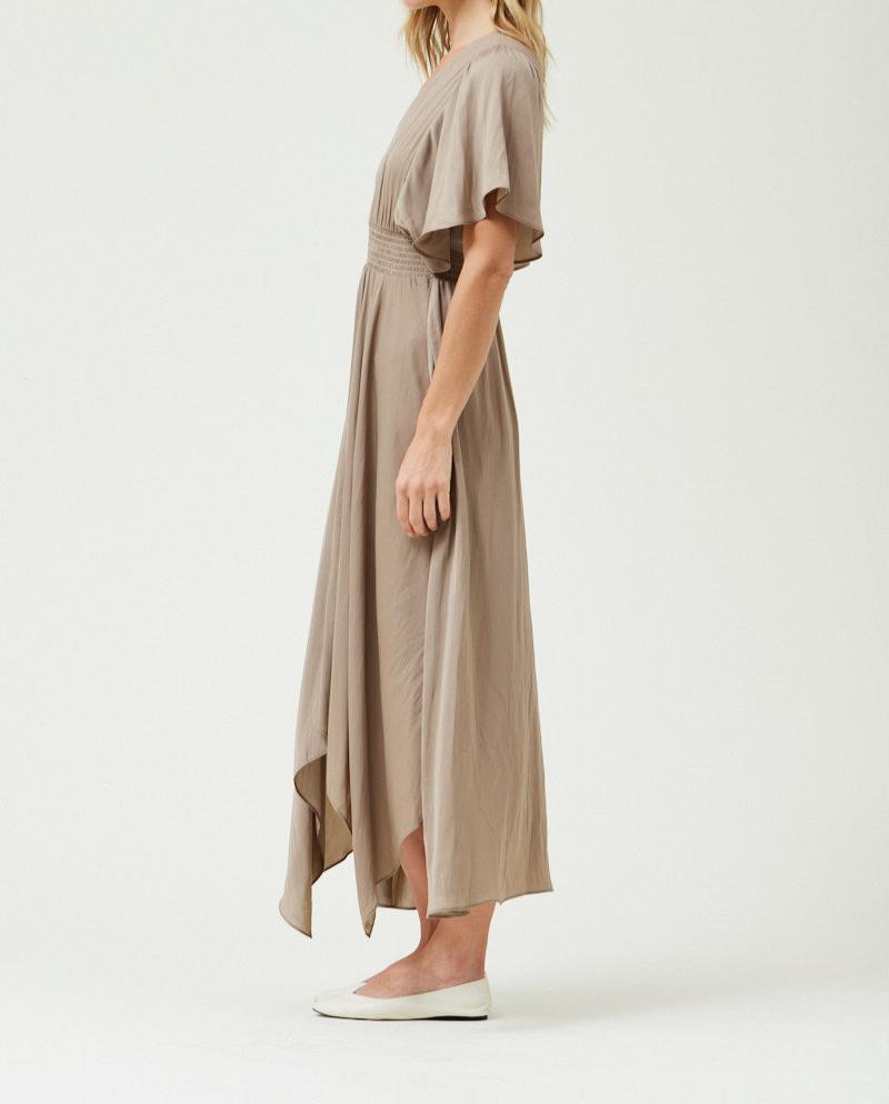 Unbalanced Skirt Maxi Dress