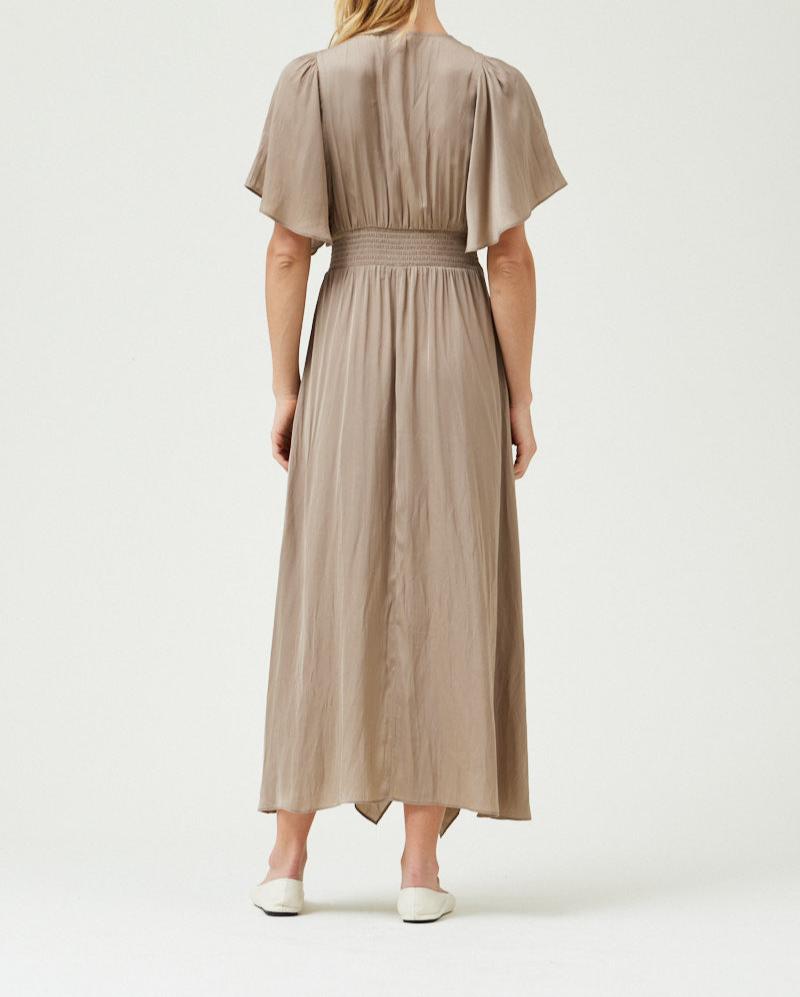 Unbalanced Skirt Maxi Dress