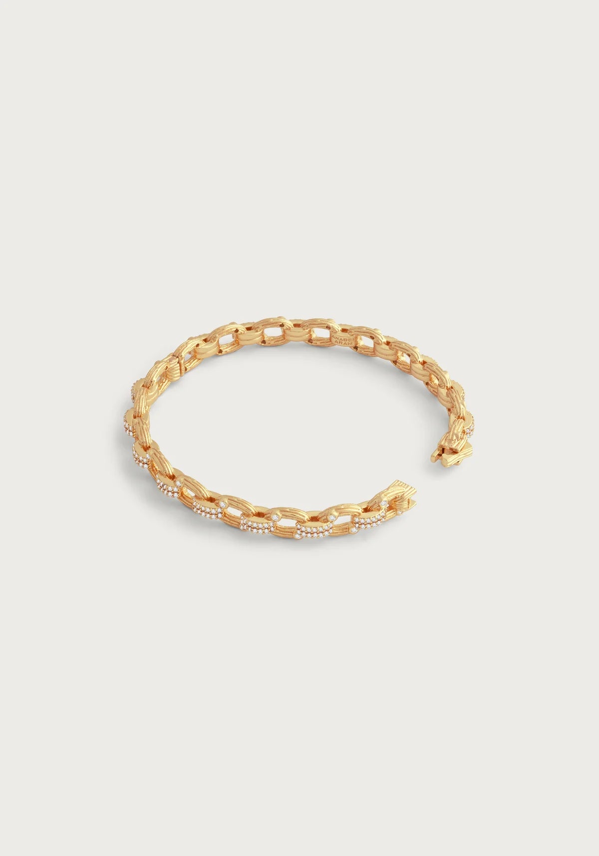 Enchanted Forest Chain Hinged Bangle - BTK COLLECTIONS