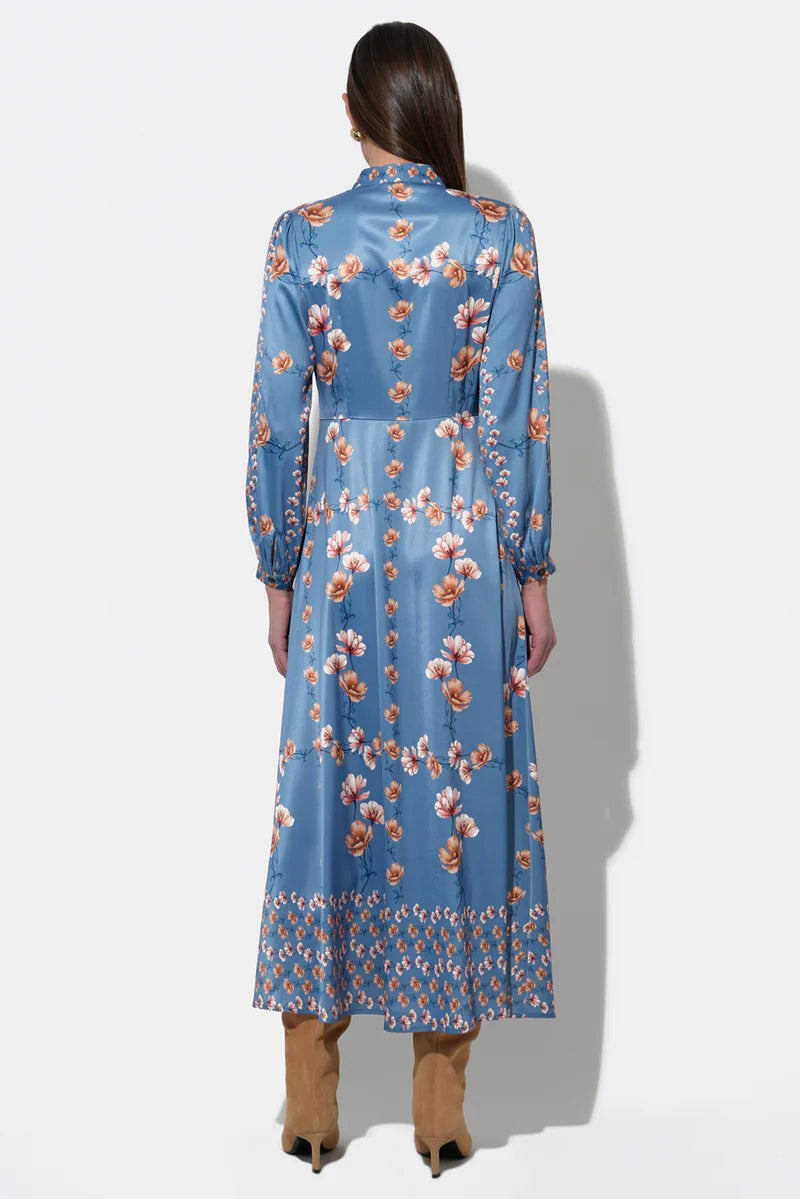 Jailyn Button Front Midi Dress