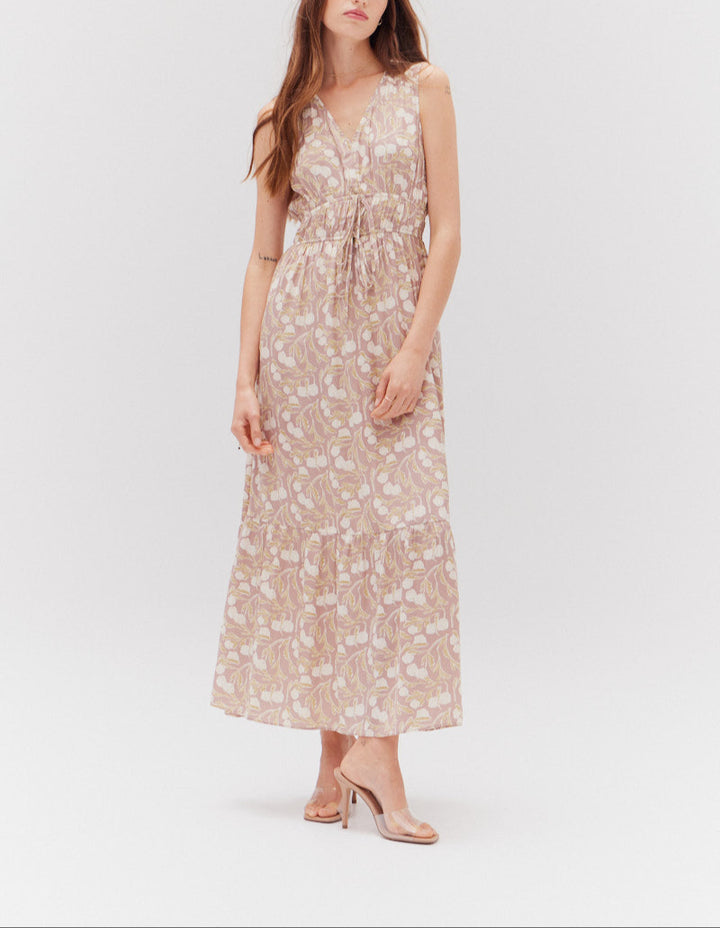SLEEVELESS LONG MAXI DRESS