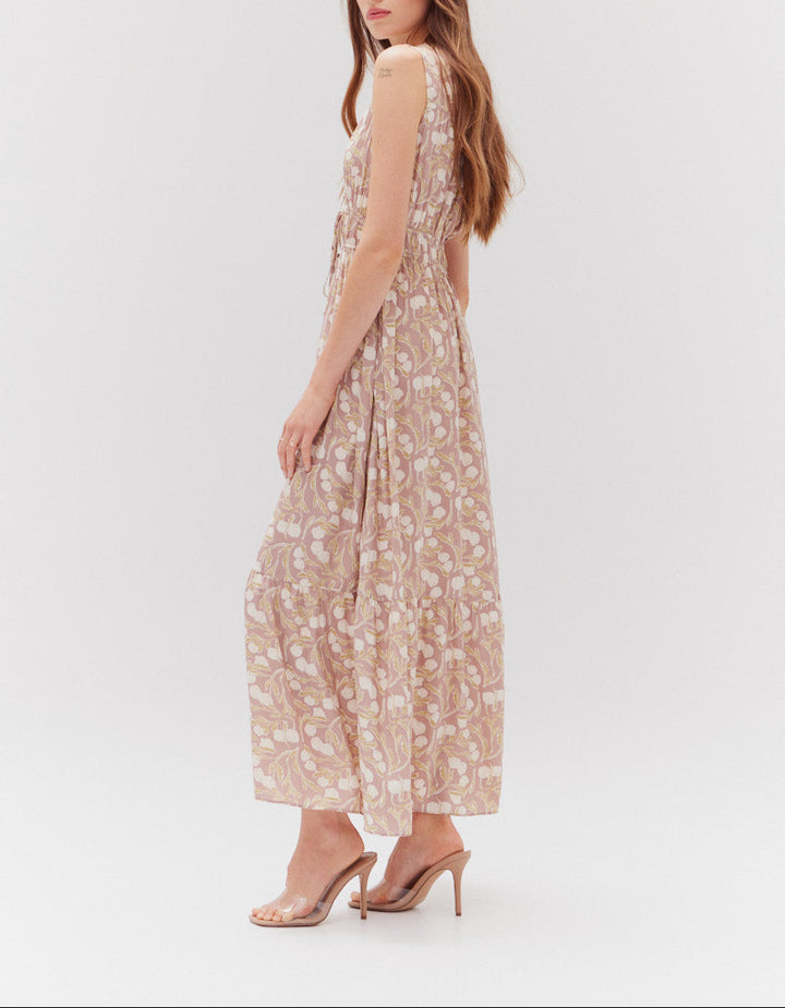 SLEEVELESS LONG MAXI DRESS
