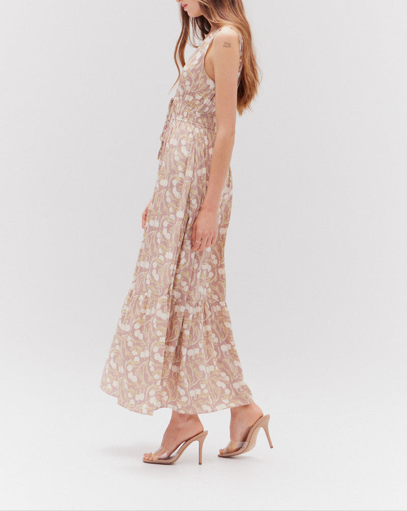 SLEEVELESS LONG MAXI DRESS