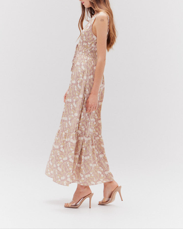 SLEEVELESS LONG MAXI DRESS