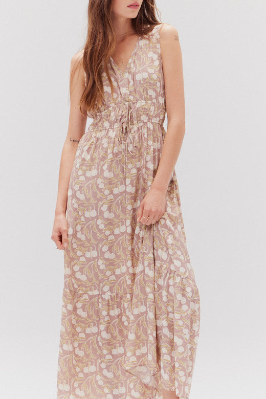 SLEEVELESS LONG MAXI DRESS