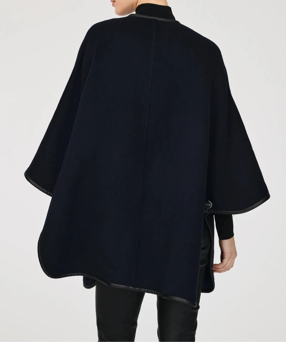 Reversible Wool Cape