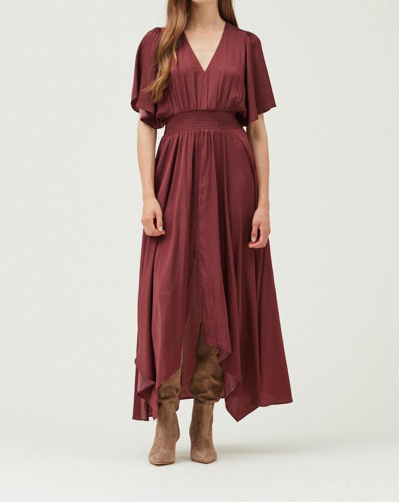 Unbalanced Skirt Maxi Dress