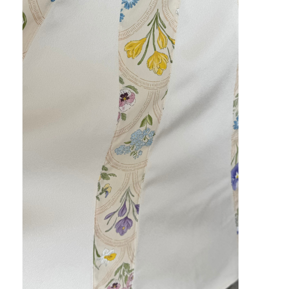 Yellow Mosaic Flower Midi Dress - BTK COLLECTIONS