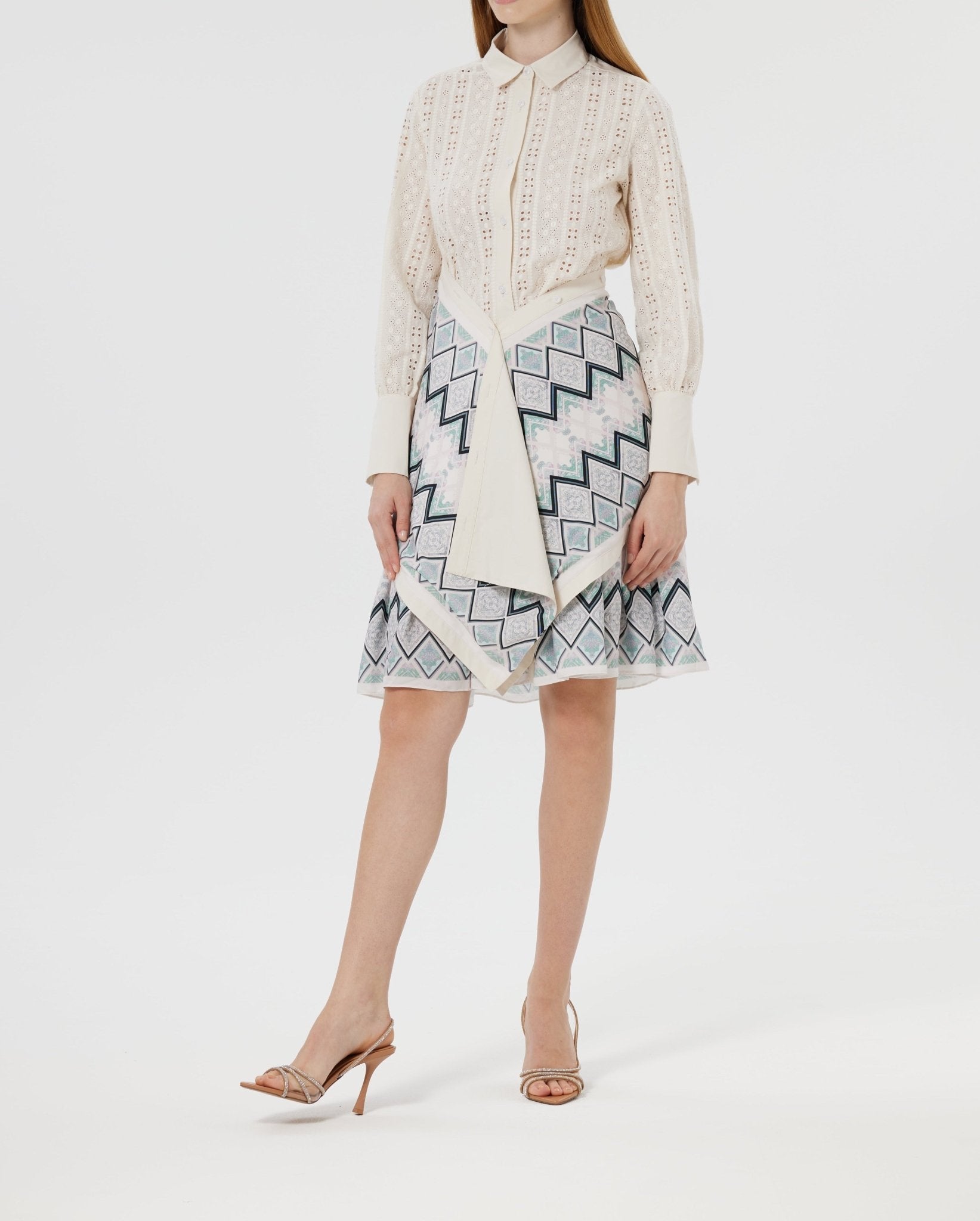 Athene Dress - Midi Shirt Dress - BTK COLLECTIONS