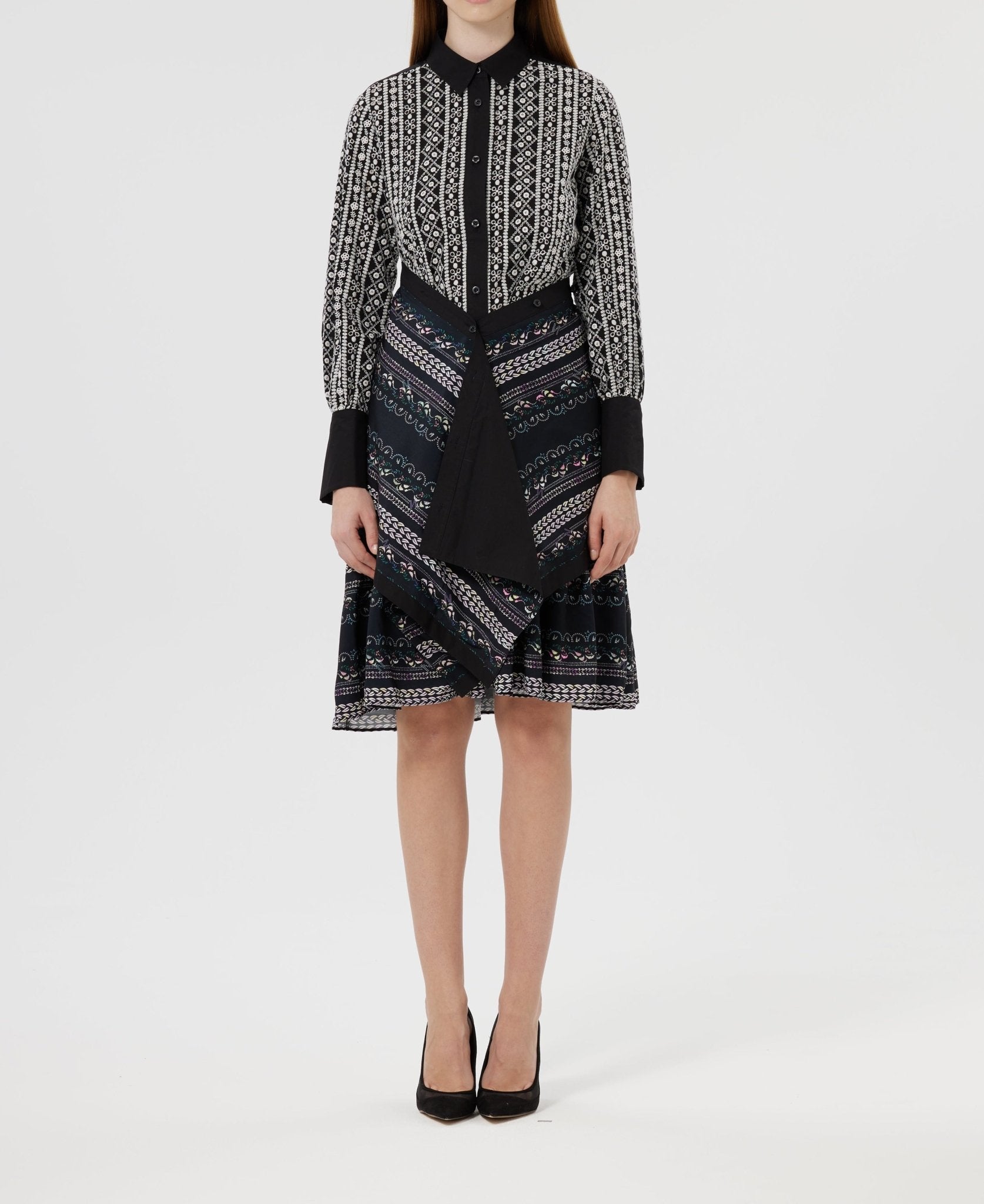 Athene Dress - Midi Shirt Dress - BTK COLLECTIONS