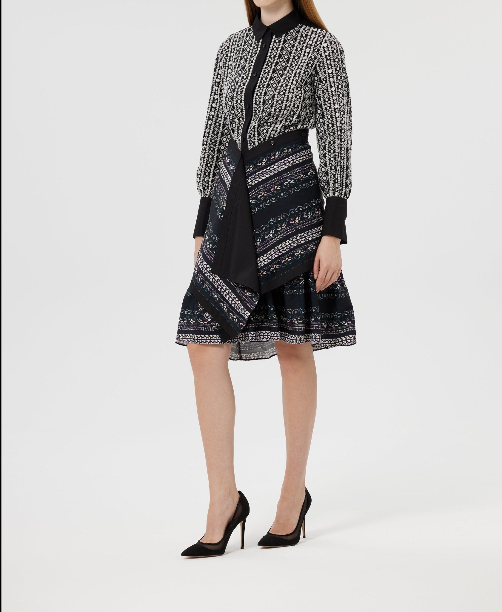 Athene Dress - Midi Shirt Dress - BTK COLLECTIONS