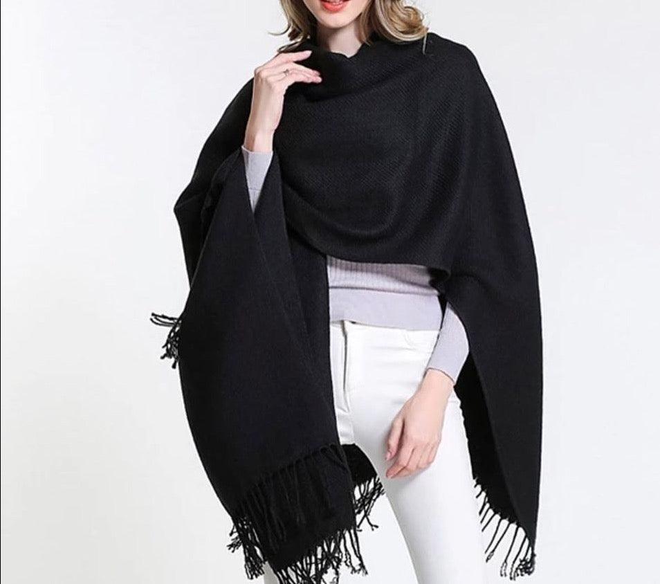 Black Poncho - BTK COLLECTIONS