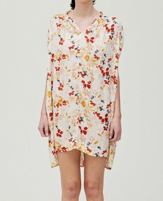 Floral Print Mini Dress - BTK COLLECTIONS