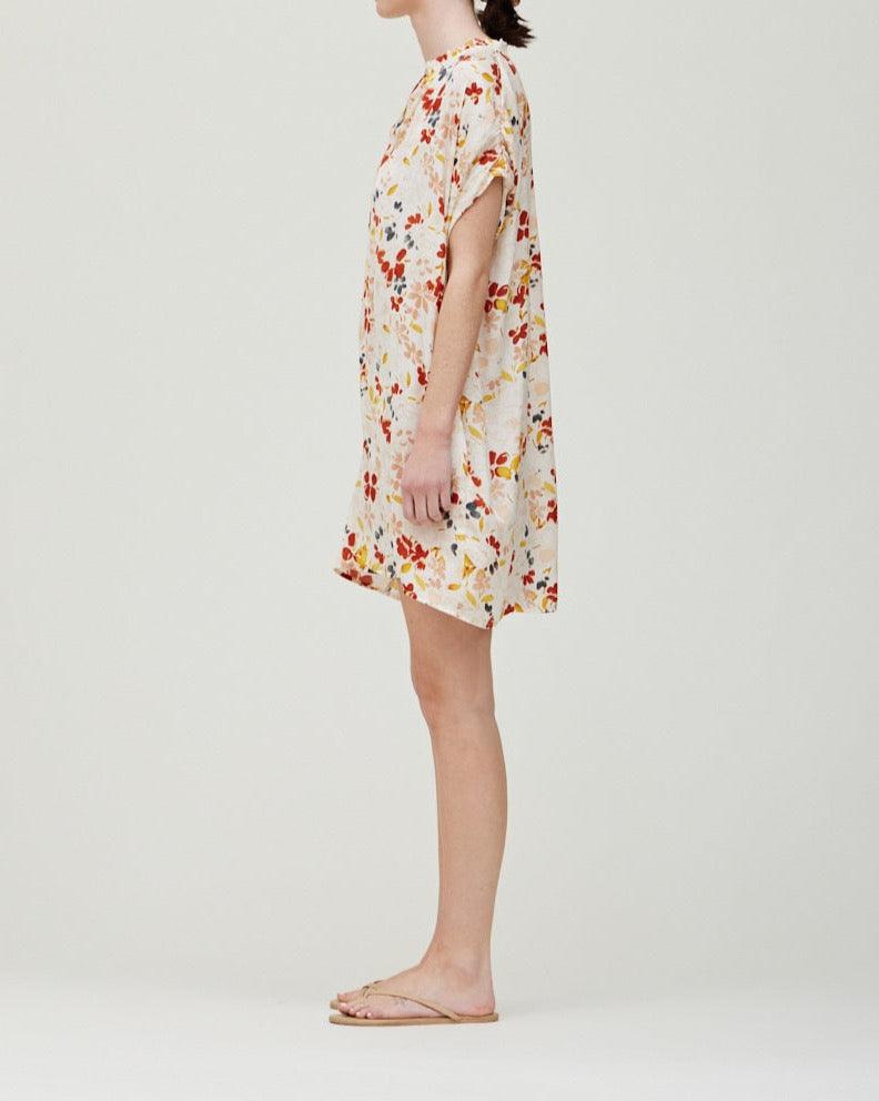 Floral Print Mini Dress - BTK COLLECTIONS