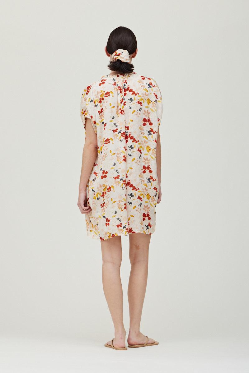 Floral Print Mini Dress - BTK COLLECTIONS