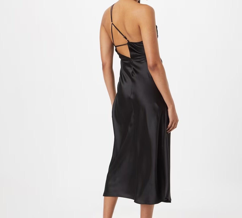 Gemma Satin Midi Dress - BTK COLLECTIONS