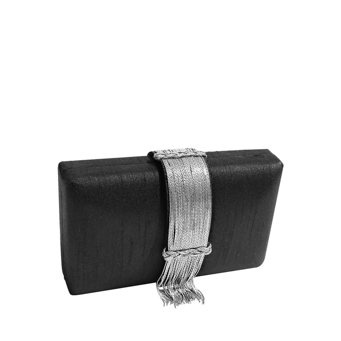 Midnight Fringe Clutch - BTK COLLECTIONS