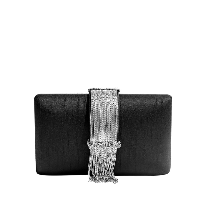 Midnight Fringe Clutch - BTK COLLECTIONS