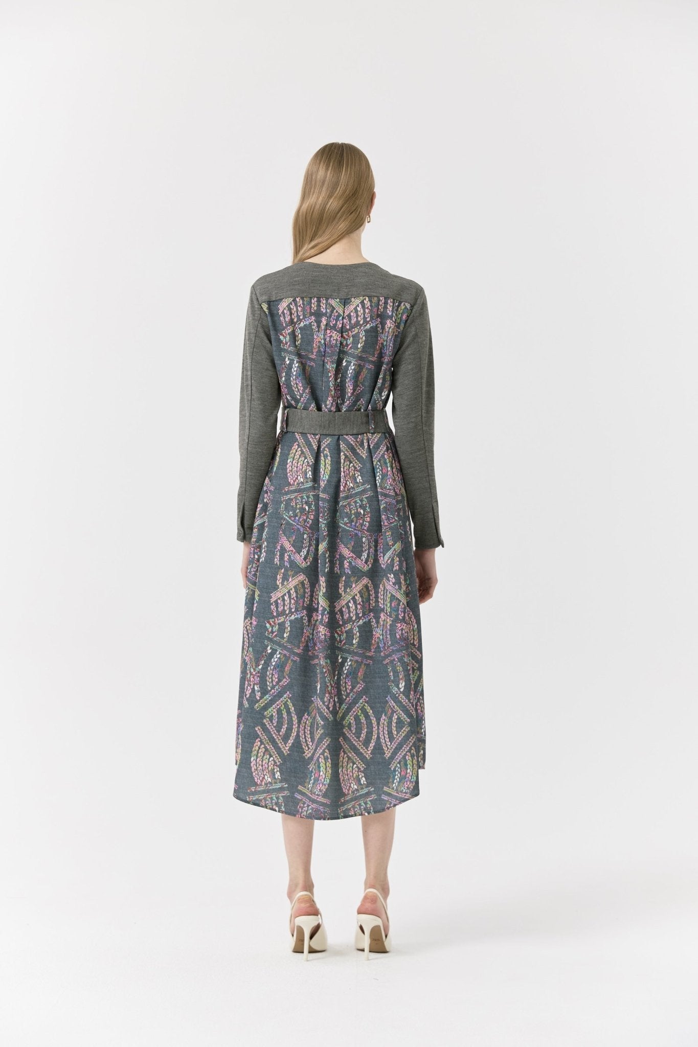 Nora Wool Midi Dress - BTK COLLECTIONS