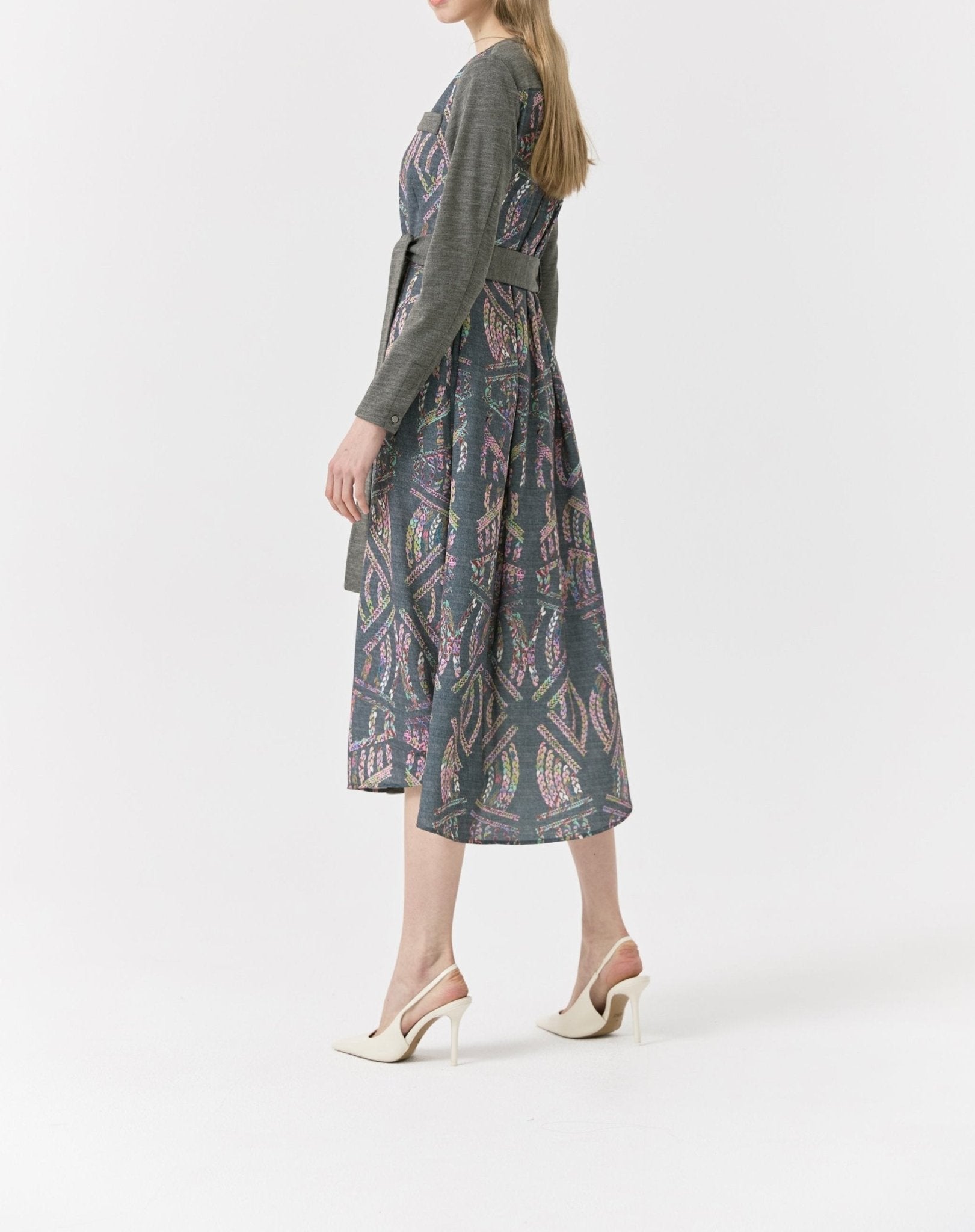 Nora Wool Midi Dress - BTK COLLECTIONS