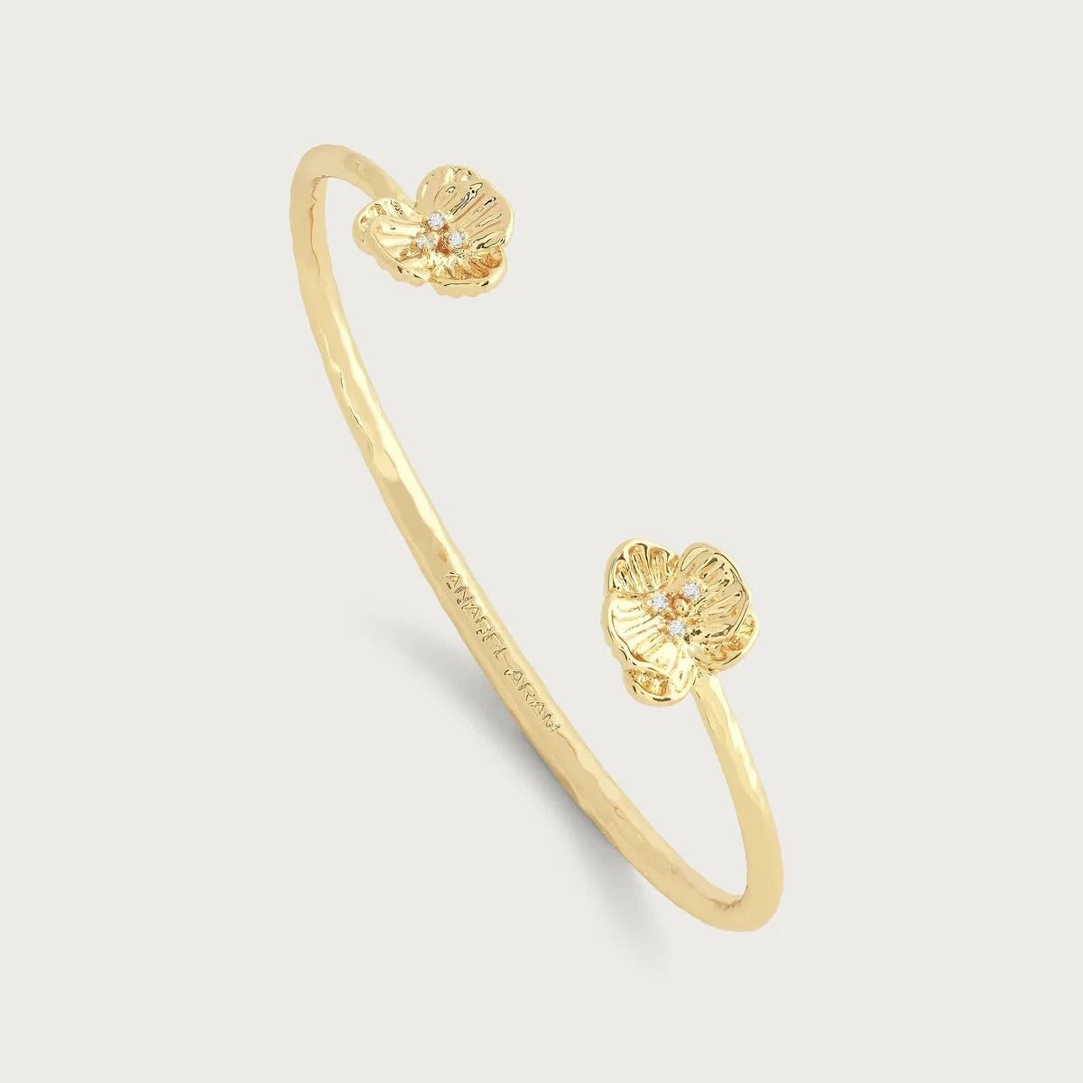 Orchid Gold Bangle - BTK COLLECTIONS