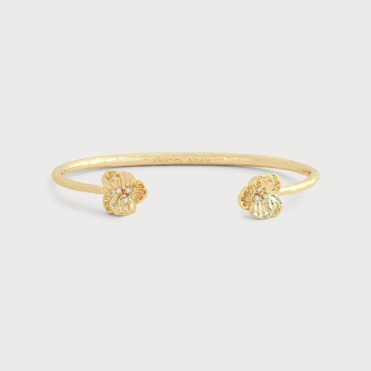 Orchid Gold Bangle - BTK COLLECTIONS