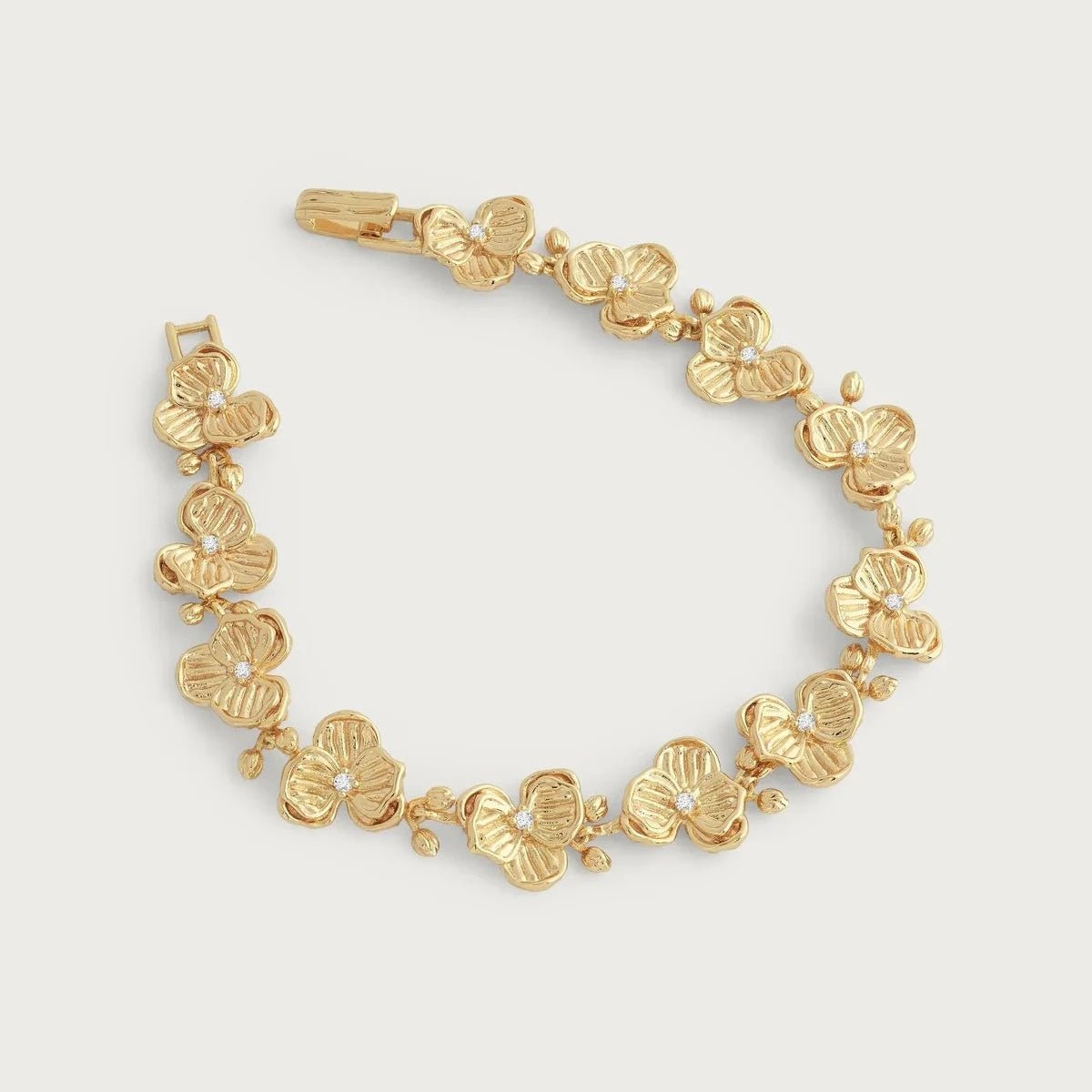 Orchid Link Bracelet - BTK COLLECTIONS