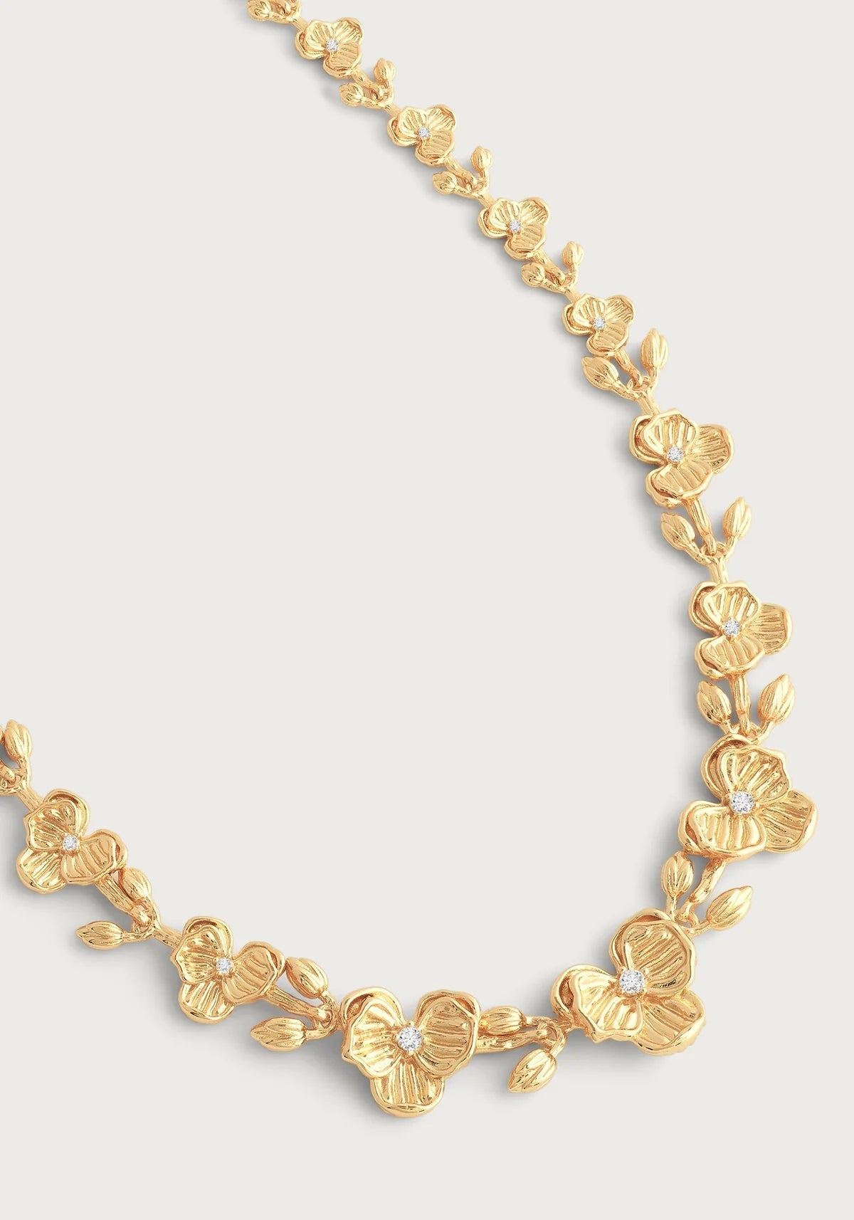 Orchid Link Necklace - BTK COLLECTIONS