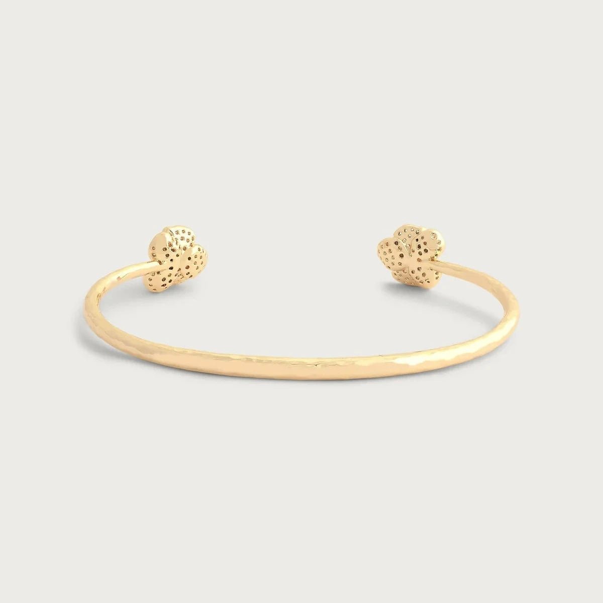 Orchid White Pavé Bangle - BTK COLLECTIONS