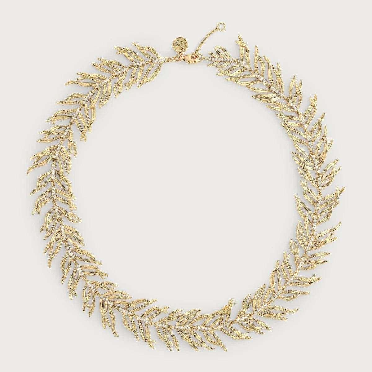 Palm Leaves Necklace - BTK COLLECTIONS