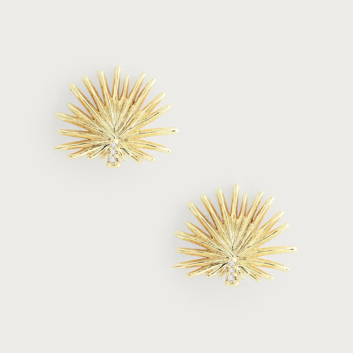 Palm Stud Earrings - BTK COLLECTIONS