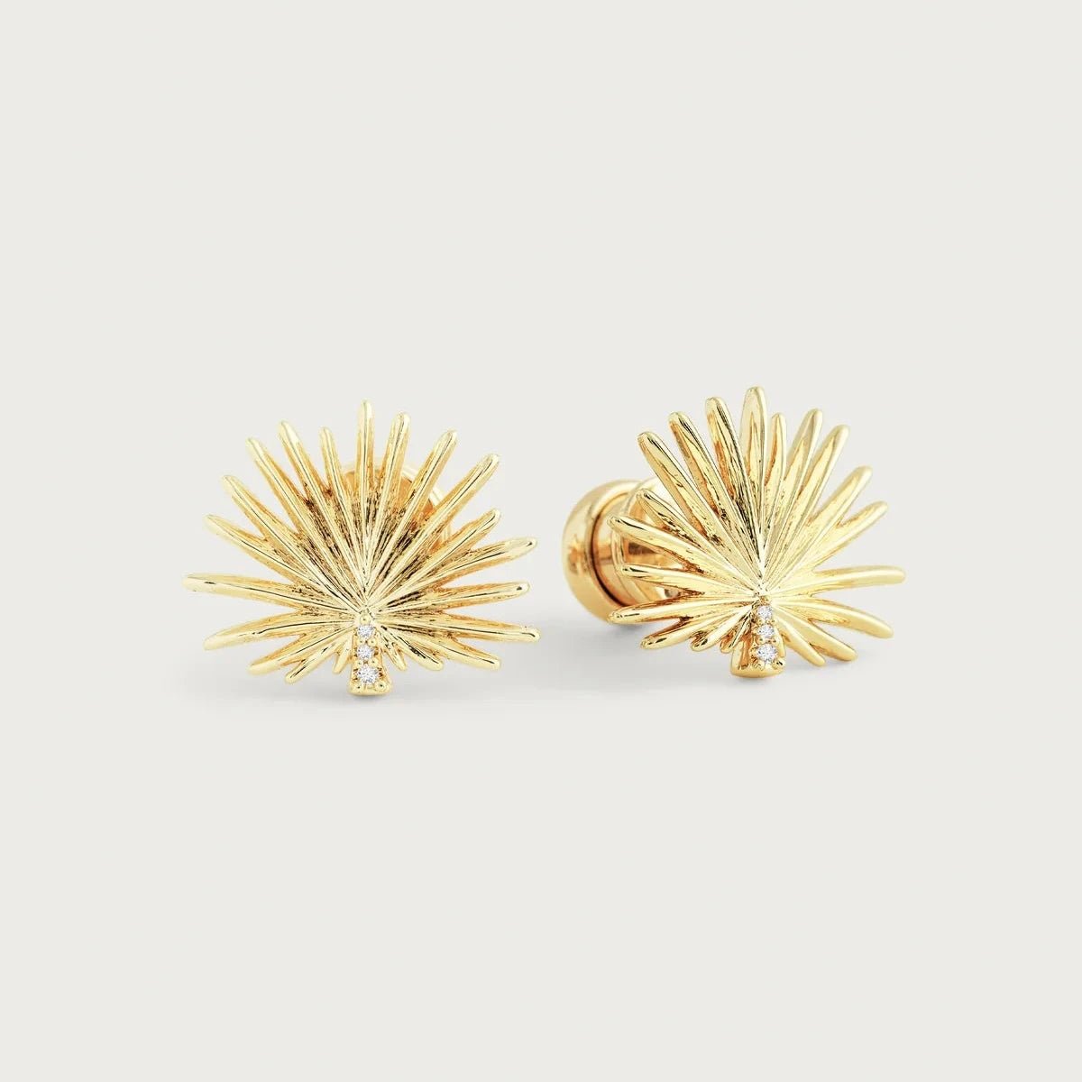 Palm Stud Earrings - BTK COLLECTIONS