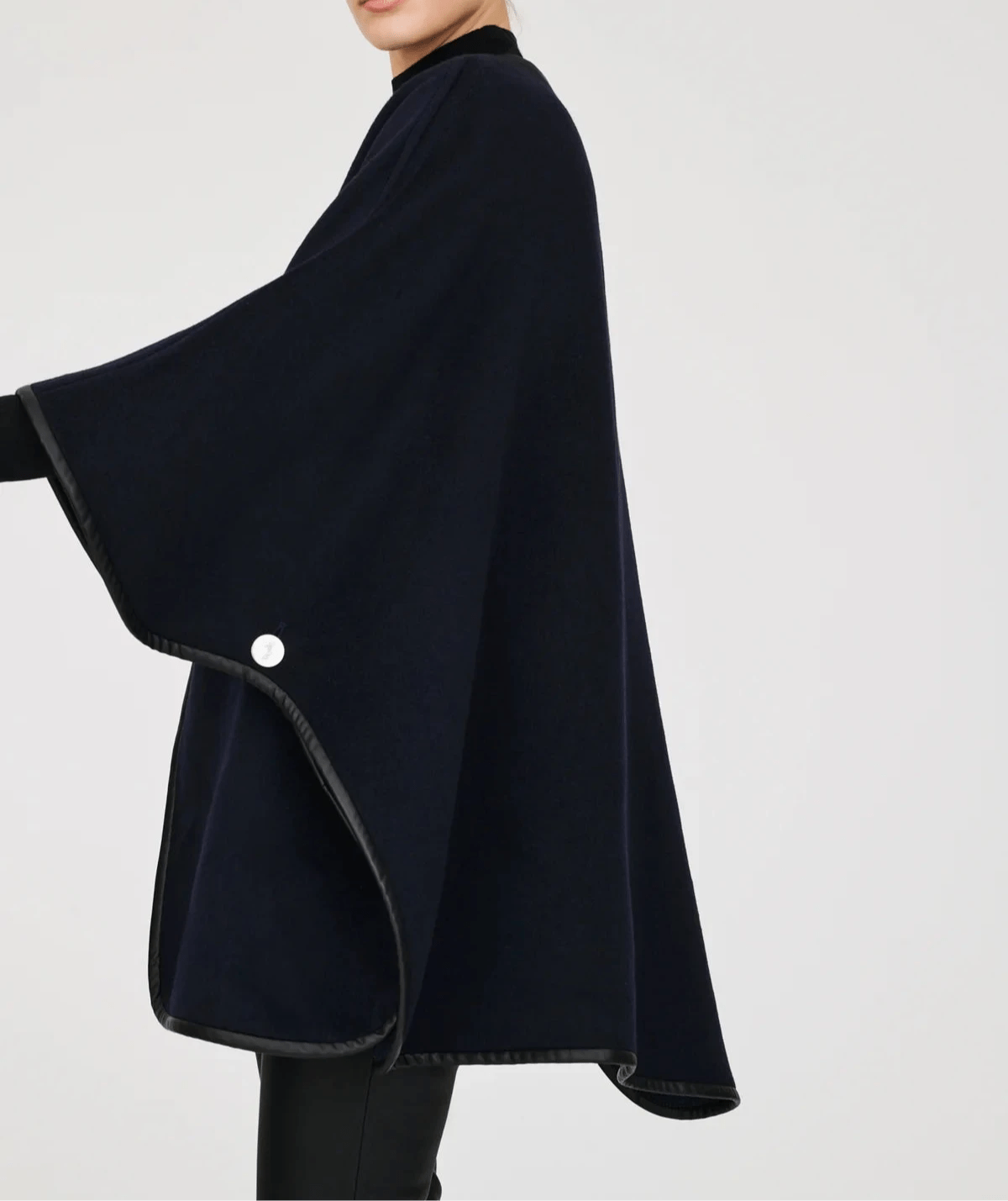 Reversible Wool Cape - BTK COLLECTIONS