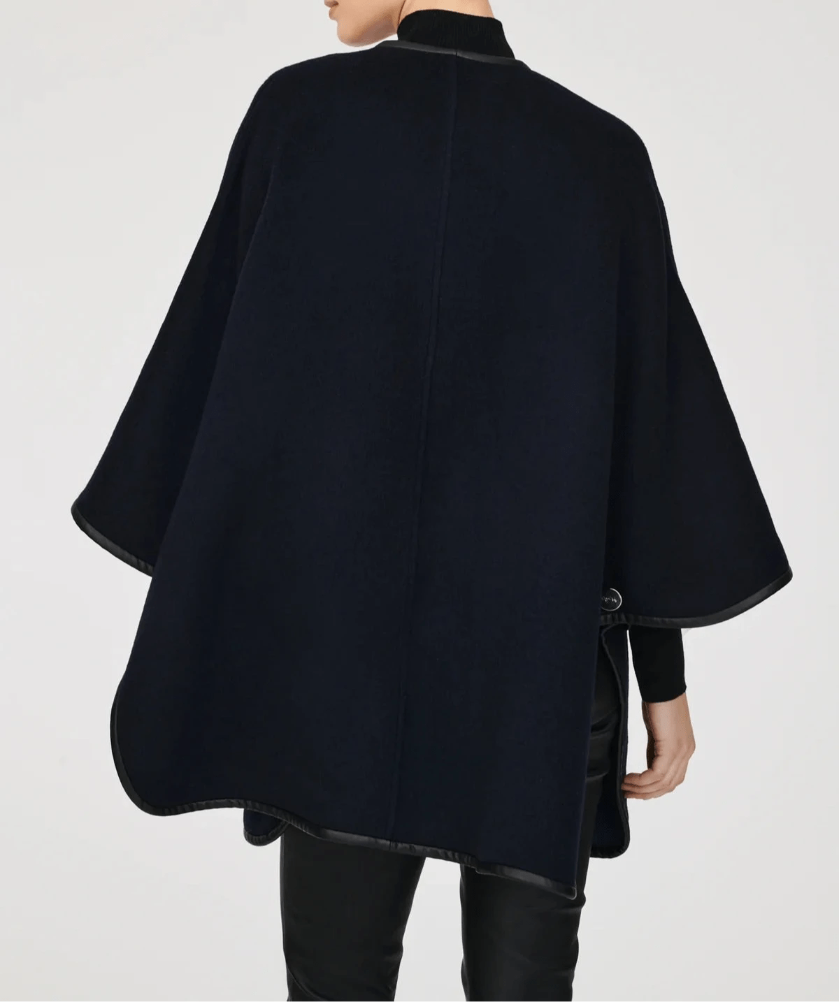 Reversible Wool Cape - BTK COLLECTIONS